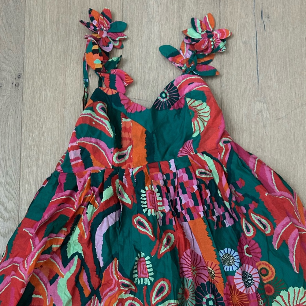 Anthropologie Farm Rio Palm Midi Dress *zipper flaw*
wedding guest dress - Picture 5 of 12